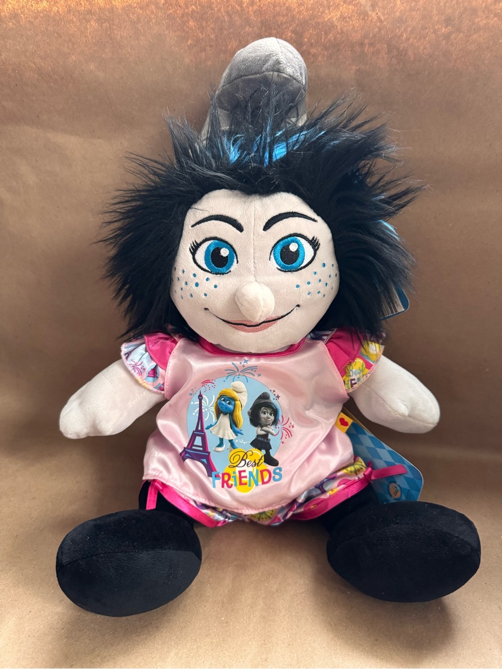 NWT Build-A-Bear Smurfs Movie Vexy Plush with Matching Pajamas